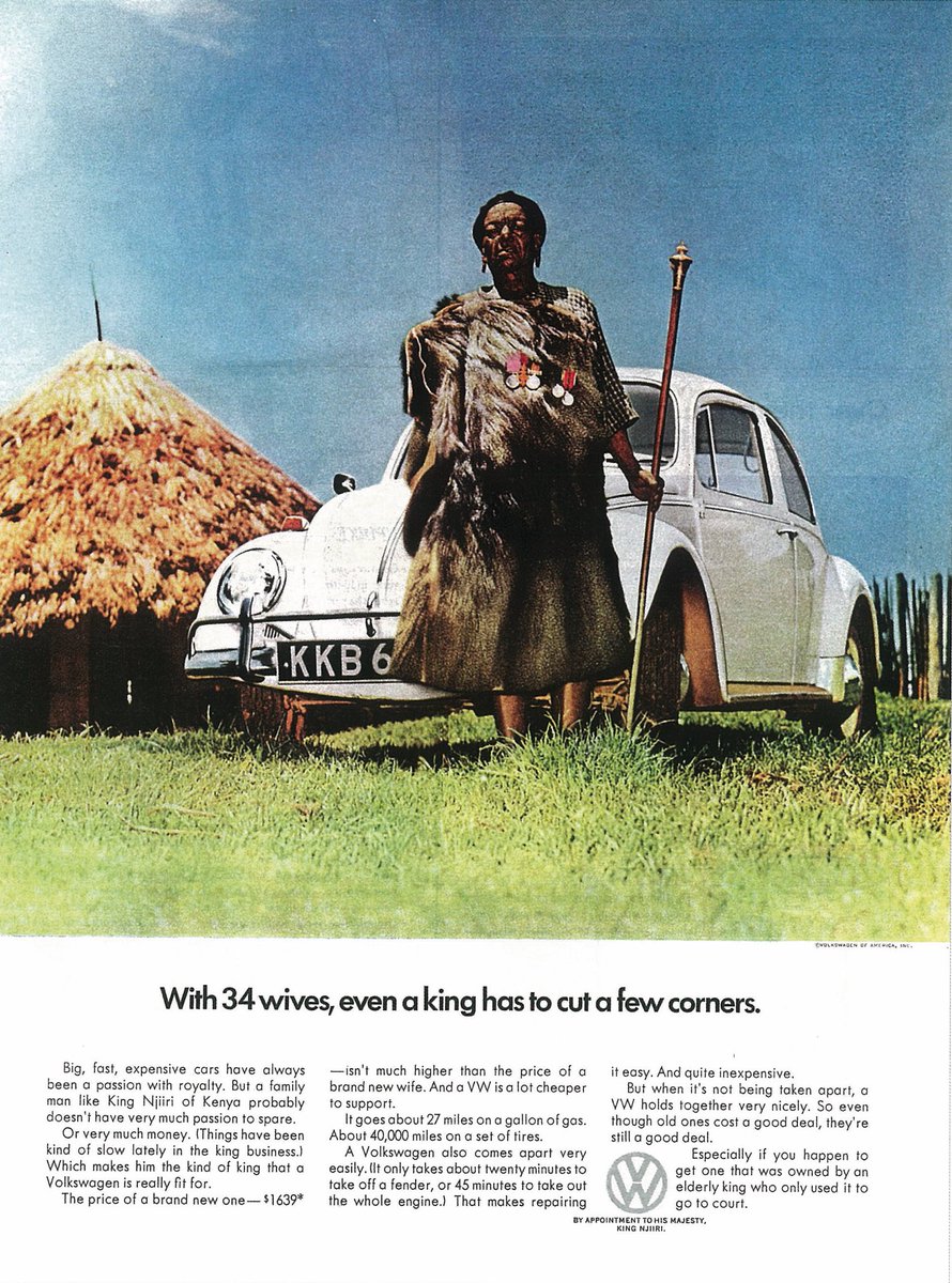 Big, fast, expensive cars have always been a passion with royalty. But a family man like King Njiri of Kenya probably doesn't have very much passion to spare. Or very much money. (Things have been kind of slow lately in the king business.) Which makes him the kind of king that…