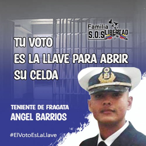 FliaSOSLibertad's tweet photo. Desde @FliaSOSLibertad te invitamos a votar este #28Jul
No te quedes en casa, tu tienes la llave para lograr la LIBERTAD de Venezuela y la de todos los Presos Políticos.
No más!!

"Por una Venezuela Libre y sin Presos Políticos"

#ElVotoEsLaLlave
#LibertadParaLosPresosPolíticos https://t.co/uMfNAwQoIe