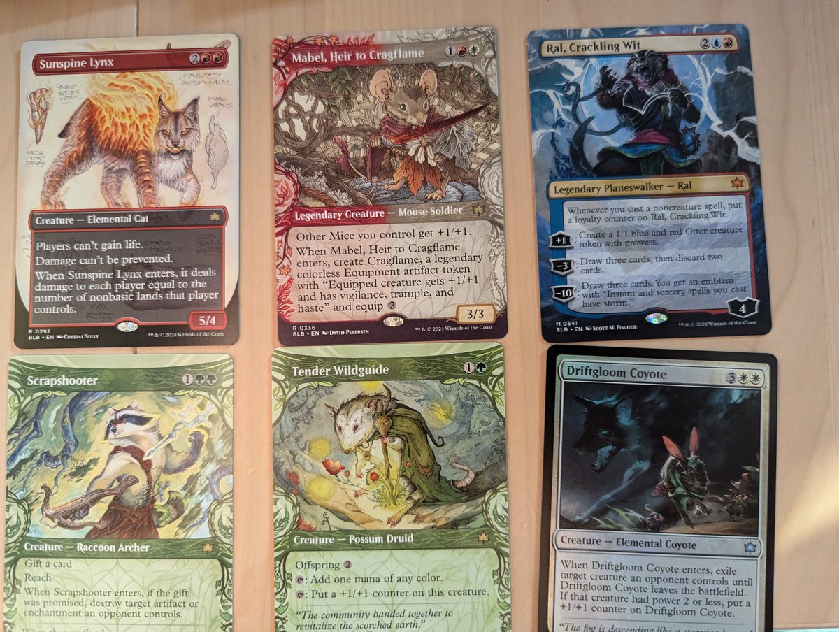 Some of my favorite pulls from the pre release today!