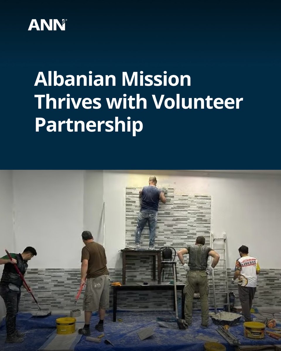 adventistchurch's tweet image. #Adventists in Albania and seven volunteers from Brazil&apos;s OYIMS project enhance local communities through children&apos;s activities, church renovations, and community support. @Trans_european  #ANN #Adventistnews

Read more about this below. 
adventist.news/news/albanian-…