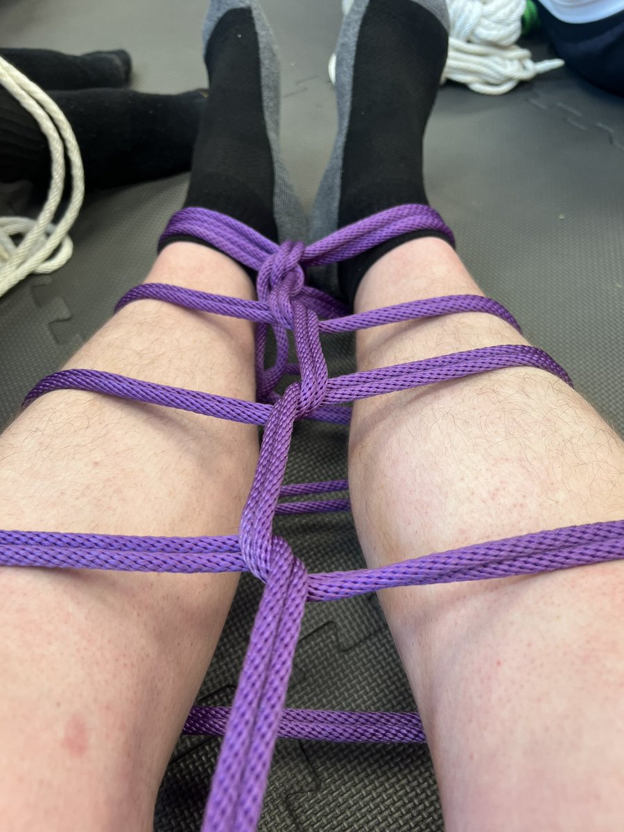 Enjoying my Atlanta trip, the Atlanta Eagle had bondage 101! Who wants to help me practice? 😈