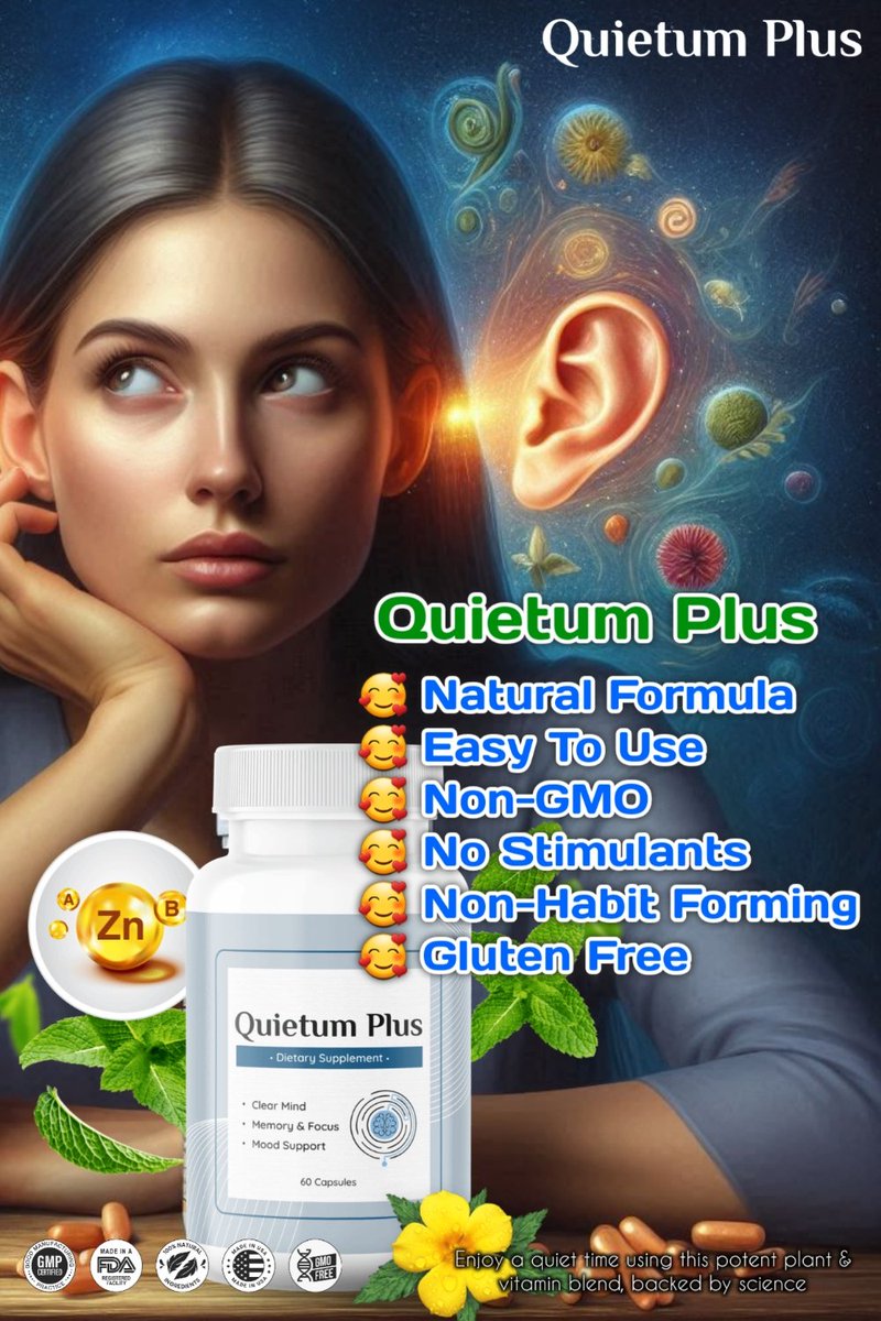 saiful017247's tweet image. Quietum Plus : The Easiest Solution For Ear

Quietum Plus

 Natural Formula
 Easy To Use
 Non-GMO
 No Stimulants
 Non-Habit Forming
 Gluten Free

More Details: quietumplusdietary.blogspot.com