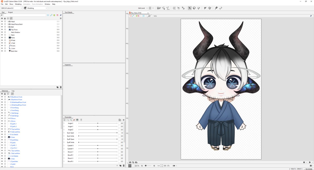 Kaiju_Ryu's tweet photo. The only way I'll give this time is if I stream it. Learning to rig my chibi model today! Everyone come hang out while I learn a new skill. Maybe you can learn with me?
Art by: @/xenievt
#VTuber #VTuberEN #Live2D #learningstream https://t.co/G3QnkqHXL1