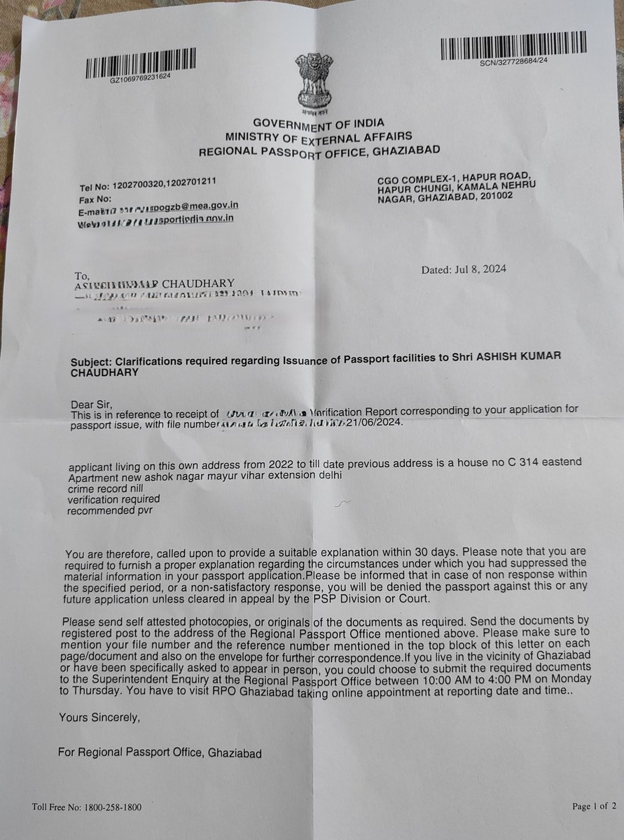twt_ashish's tweet photo. Referring to passport seva website, only current address proof is required, however, even after submitting the same, I was asked to submit earlier address proofs (before 2022) @MEABharat @MEAIndia @passportsevamea @sjaishankaroffc whom to believe? https://t.co/wLl6FuwiHo