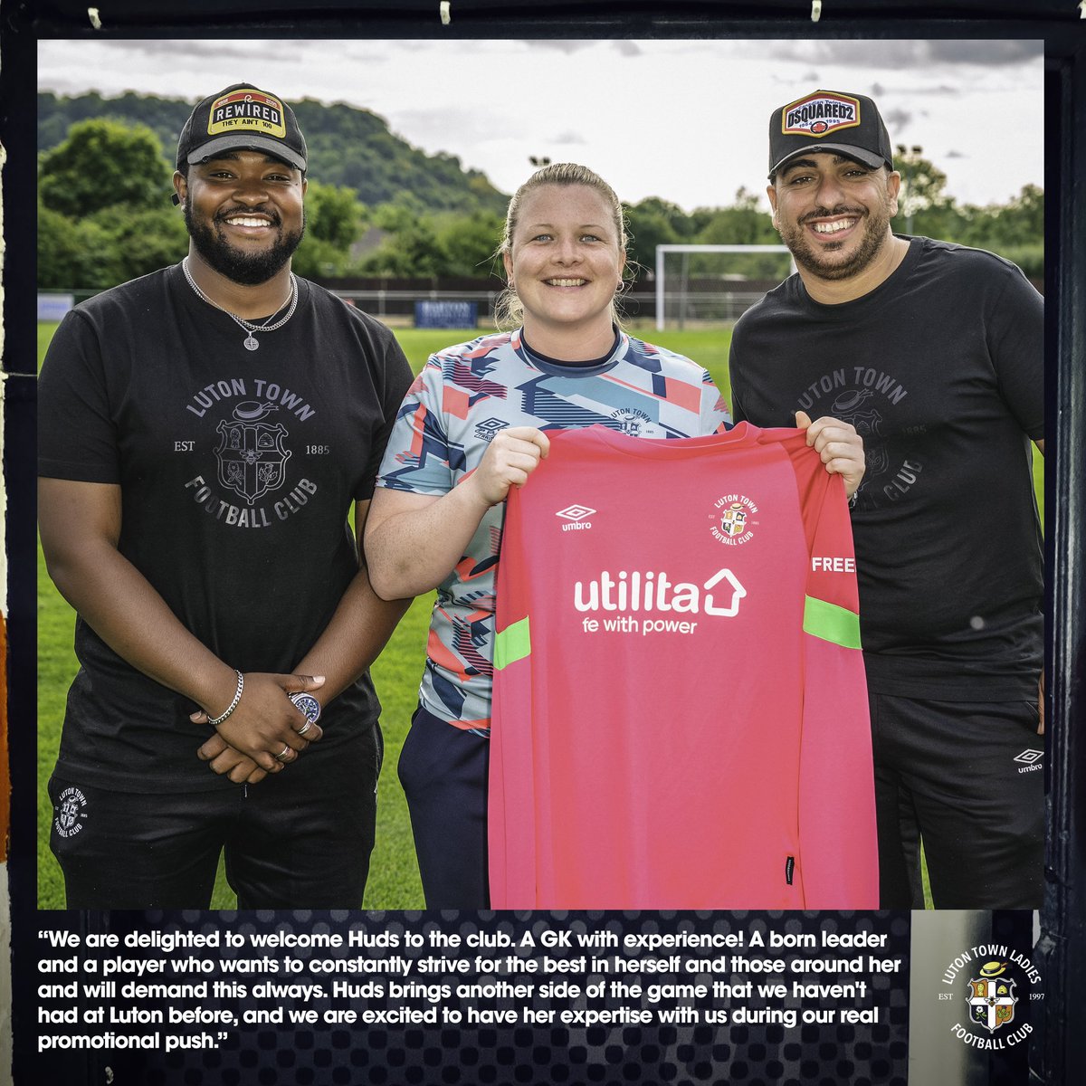 LutonTownLadies's tweet photo. Hear what first team managers, Myles Maddix and Fadi Mazloum had to say about our latest signing, Sarah Hudson ✍🏼

📸 @duncanjackphoto

#LutonTown #COYH #WeAreTheLadies #Hatters #LTLFC https://t.co/2diWwxkuHv