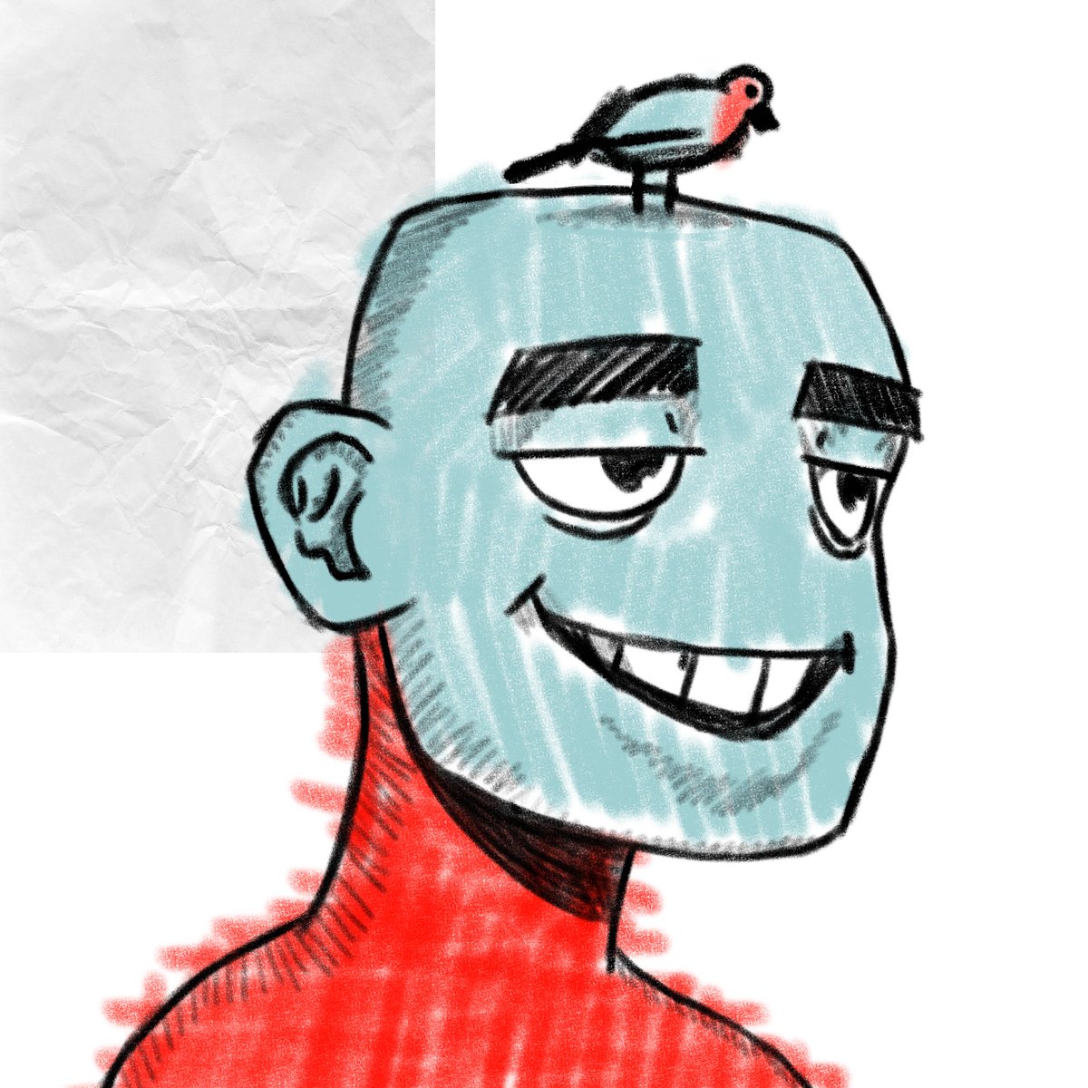 Is he bad enough? 🐦‍⬛

<a href="/badkidsart/">Bad Kids</a>