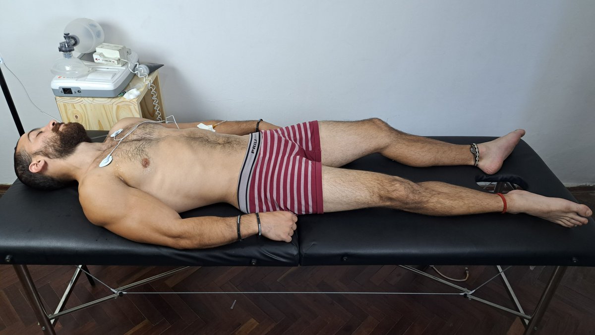 NickCpranddefib's tweet photo. Gerardo comes to the doctor’s office complaining of chest pain after being at a party with his friends. He flatlines on the exam table.
Preview: https://t.co/AreobqreDA
Full version: https://t.co/Idw7tE7wc0

#heartattack  #resus #CPR  #ambubag #defib #doctor #patient https://t.co/GVhxXmKtNI