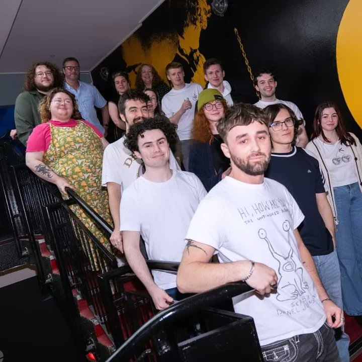 ek2471's tweet photo. So proud of this great group of writers feom @nerve_centre showing fun story concepts and great humour. Thanks to the brilliant facilitation team, industry mentors and BFI Film Academy through #NationalLottery bridging new talent from education to industry. Uppa Storytellers 🙌 https://t.co/JP8mkx1XEj