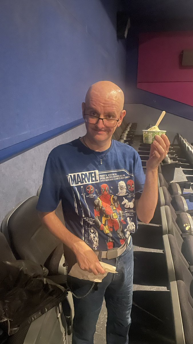 Baron_A_w_K's tweet image. It’s been a long time since I been to the cinema, now I’m here to watch #DeadpoolAndWolverine, as it says #letsfuckinggo