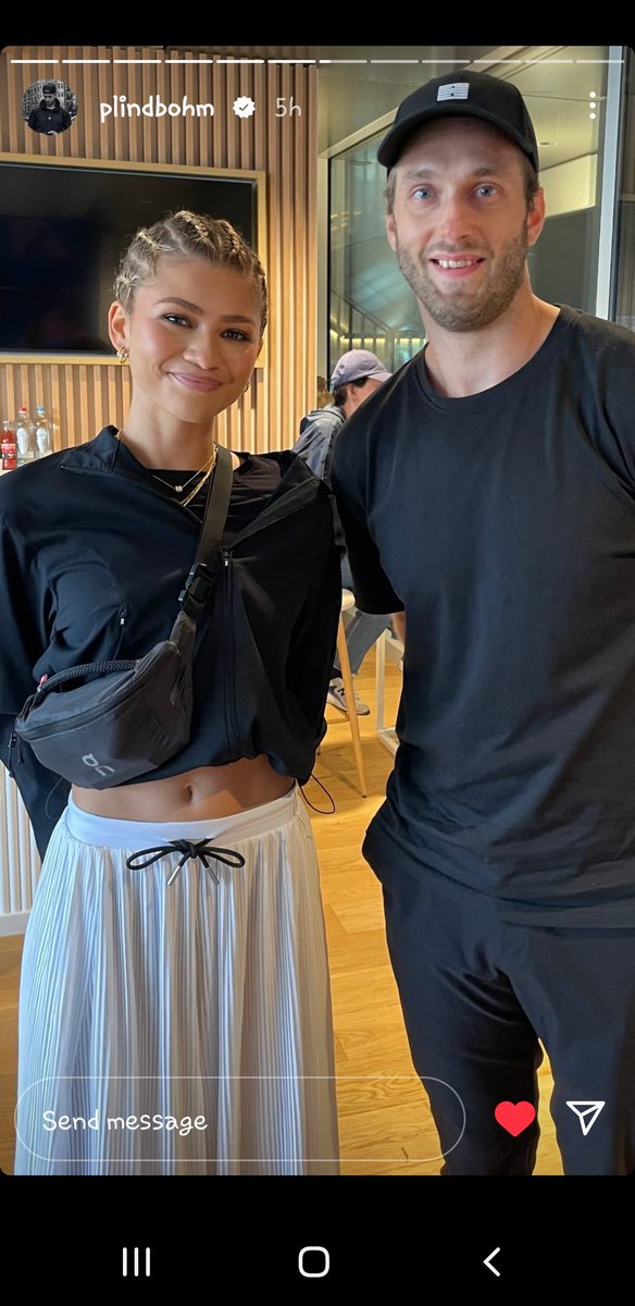 TinaBlueAngel's tweet photo. Our old friend and #FormerBlues D Petteri Lindbohm is in Paris for the #Olympics and he met #Zendaya! I'm so jealous! @StLouisBlues https://t.co/BPk0XEPwvV