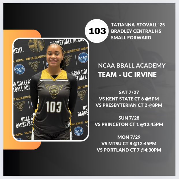TaTiannaStovall's tweet photo. 🚨COACHES🚨 Here is my schedule for the NCAA CBB Academy! See you there! @TheCBBAcademy https://t.co/CGAlcppuYG
