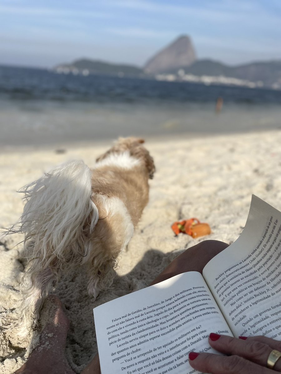 Prai, sol, Tchu e um livro … paz ❤️
#rio 
#lifestyle