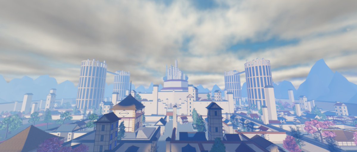 Soul Society map I built for a Bleach game v_v