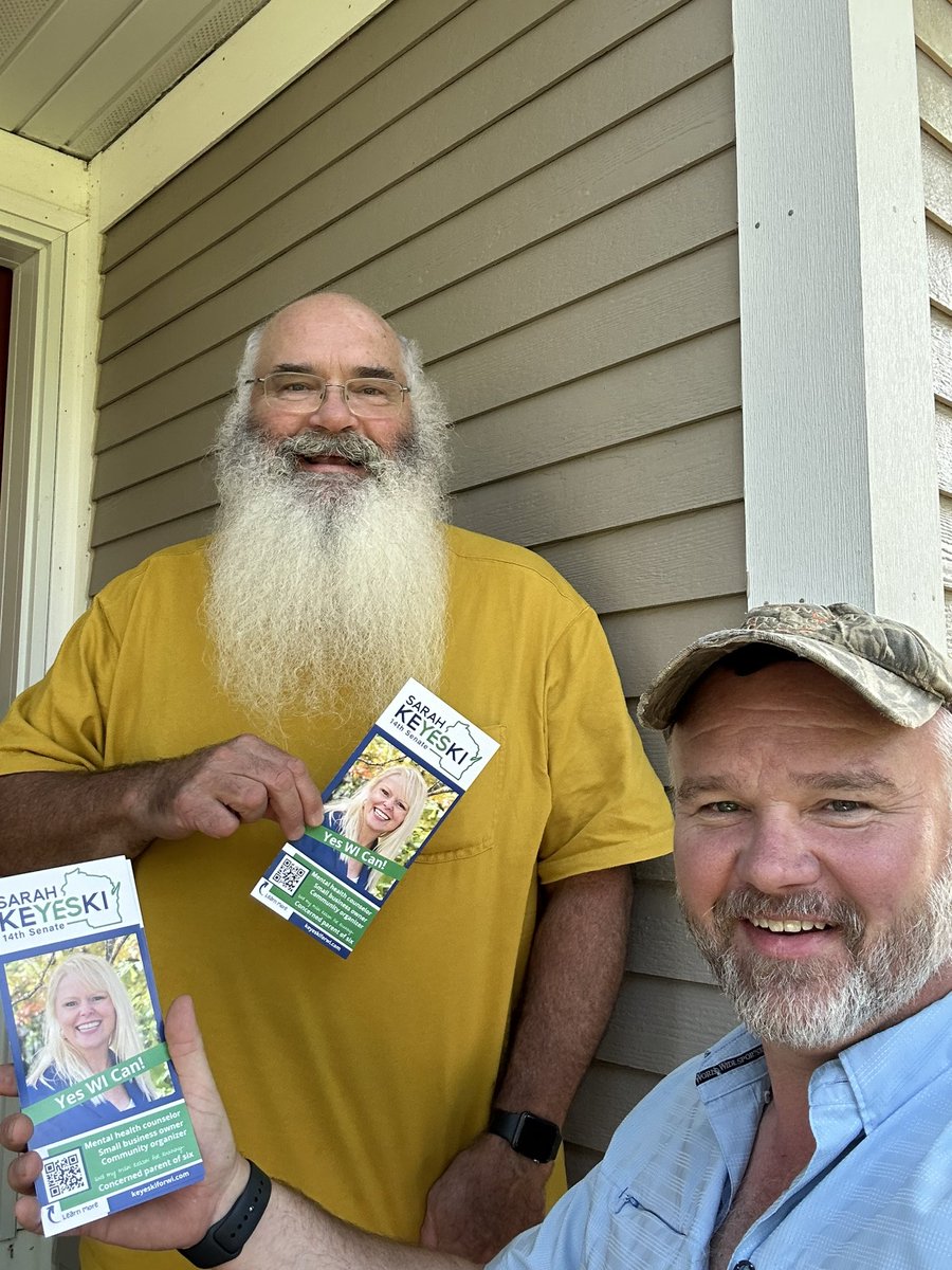 WISenateDems's tweet image. Did you know there’s only 1️⃣0️⃣0️⃣ days till Election Day?! We’re on the doors, talking to voters, and making sure Wisconsin knows what’s at stake up and down the ballot!

Ps: you should knock doors with us because you never know when you get to meet cute puppies 🐶