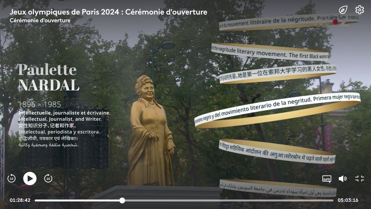 fondation_me's tweet image. Olympe de Gouges,  Paulette Nardal : 2 femmes de la sélection de biographies de la FME  parmi les dix choisies par l’équipe de la cérémonie d’ouverture des JO #Paris20024
Retrouvez leur vie et leurs combats pour l’égalité sur le site de la FME… et bientôt dans 4 gares SNCF ! 1/3