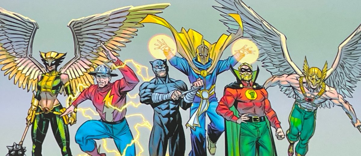 DiscussingFilm's tweet image. DC Comics announces a &apos;JSA&apos; comic series from writer Jeff Lemire and artist Diego Olortegui.

(via: @AIPTcomics)