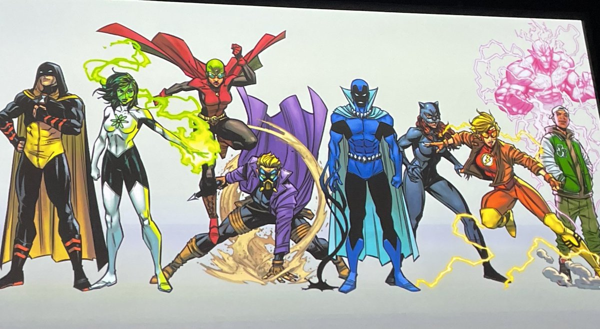 DiscussingFilm's tweet image. DC Comics announces a &apos;JSA&apos; comic series from writer Jeff Lemire and artist Diego Olortegui.

(via: @AIPTcomics)