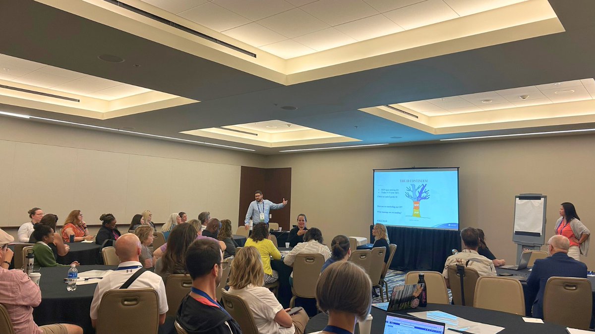 Students in CTE programs graduate at 90.18%, vs. 74.9% nationally in the US. In the "Casting a Wider Net" #IBGC2024 breakout session, educators explored how the Career-related Programme (CP) helps students with specific interests pursue an IB education.