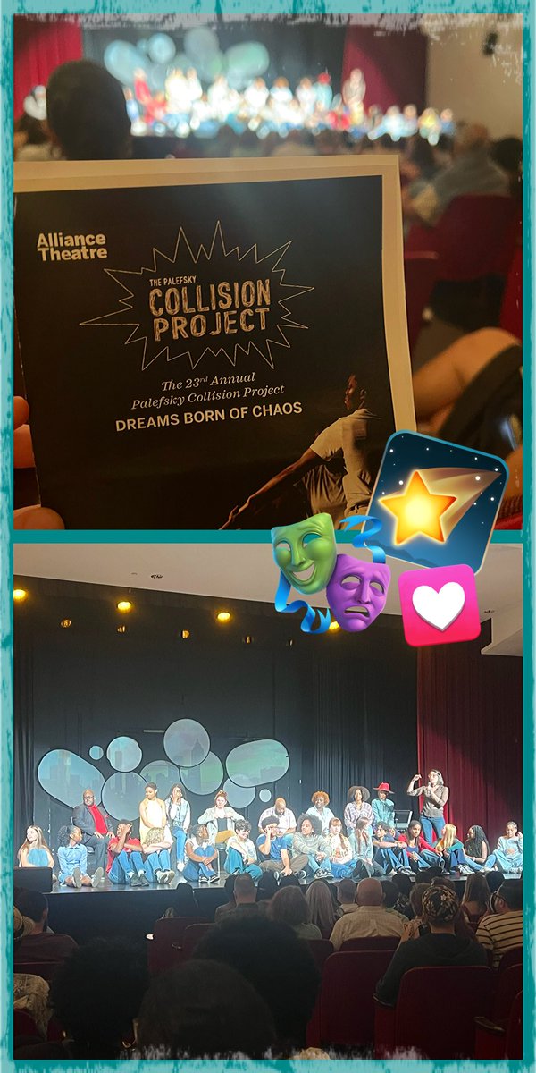 erickson_sarah_'s tweet photo. 20 amazingly talented teens combined super powers for a timely message of hope Saturday afternoon at the @alliancetheatre! ☝️ from @APSMidtown and 3️⃣students @APSsatlanta along w/ 🎶 Director @SAtlantaTheatre reppin’ @apsupdate #apsarts #talentfordays https://t.co/p0AM4Afwnn