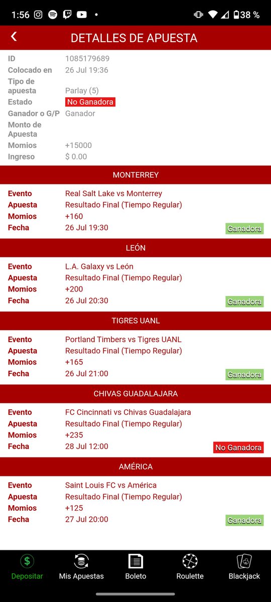 TheGame_3006's tweet photo. @TONIOTAKER @Rey_DelPick @PumasMX Y que clase de Parlay era 🥵

Hubo fé 🤡 https://t.co/XEl7cSVSHf