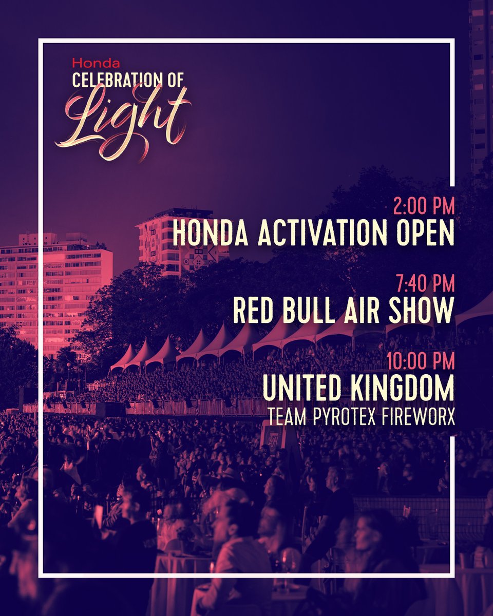 To close out tonight, Team United Kingdom will light up the skies!
.
We encourage everyone to come down early and enjoy family-friendly activities before the nightly fireworks show. From some of the city's best food trucks to activations and chances to win some great prizes.