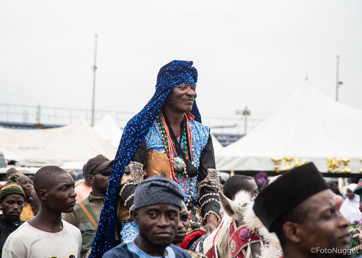 FotoNugget's tweet photo. PHOTOS: Ibadan Cultural Festival, 2024

  House of Warlords Families displaying at eh Ibadan Cultural Festival—This influential lineage are of warrior leaders who played an important role in the city’s history. These families, prominent centuries ago, were instrumental in defending and expanding Ibadan’s territory.

27th July 2024
Ibadan, Nigeria