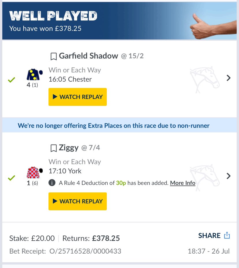 ldcricket's tweet photo. @DarylCarter7 @BetfairRacing Thanks @DarylCarter7 never doubt you 👍🏻 🔥 🔥🔥🔥🔥🔥🔥🔥🔥🔥🔥🔥🔥🔥 https://t.co/yEOg4mIjx2