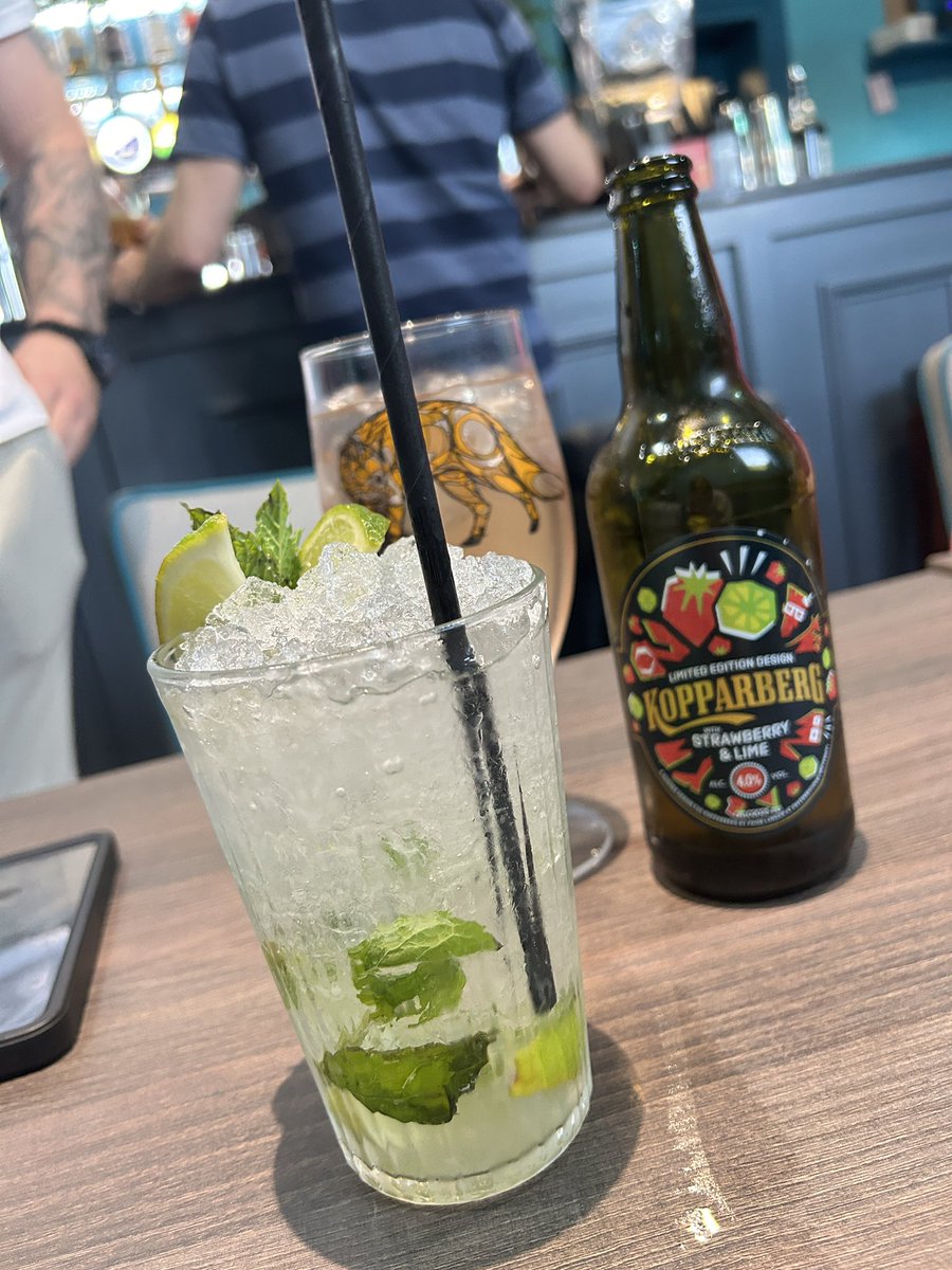 Both made it through the first game of the season …. I’ll drink to that 💃🏽 <a href="/lawscott6/">scott law</a>