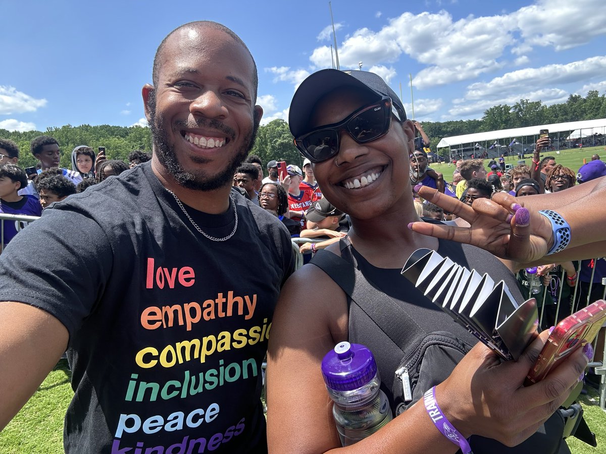 johnson_nivek's tweet photo. Joined @MCPS  @MCPSAthletics  @mcpsslu @MsJeffries_HPE  and MCPS HS Girls Flag Football Teams and Athletes at the @Ravens Training Camp. It is the inaugural year for Girls Flag Football programs  and Athletes in #MCPS Met the wife of @marlon_humphrey who welcomed the athletes. https://t.co/69zo5tslPx