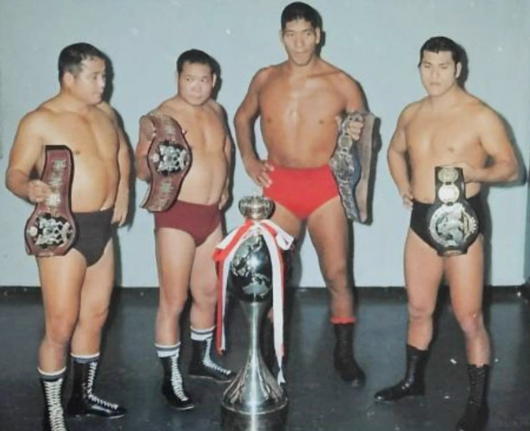 アントニオ猪木　ジャイアント馬場　大木金太郎　吉村道明　直筆サイン　師匠　力道山 GThSLR-a4AEzfvO?format=webp&