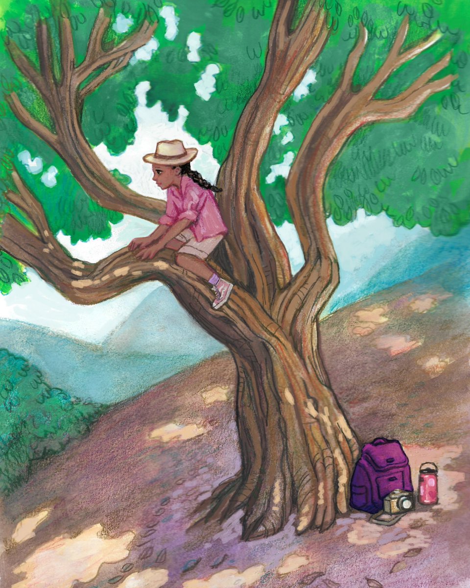 Hey #KidLit community, Hope you're all having a wonderful summer. I decided to submit an illustration for this month's #scbwi Draw This art prompt. #scbwiDrawThis #scbwillustrators July
2024 - The prompt: "backpack" - My submission for your review 👇🏻 I titled it Little Explorer.