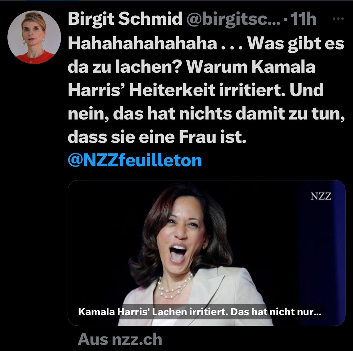 Wow!
Sehr euch das an!!
Unfassbar NZZ