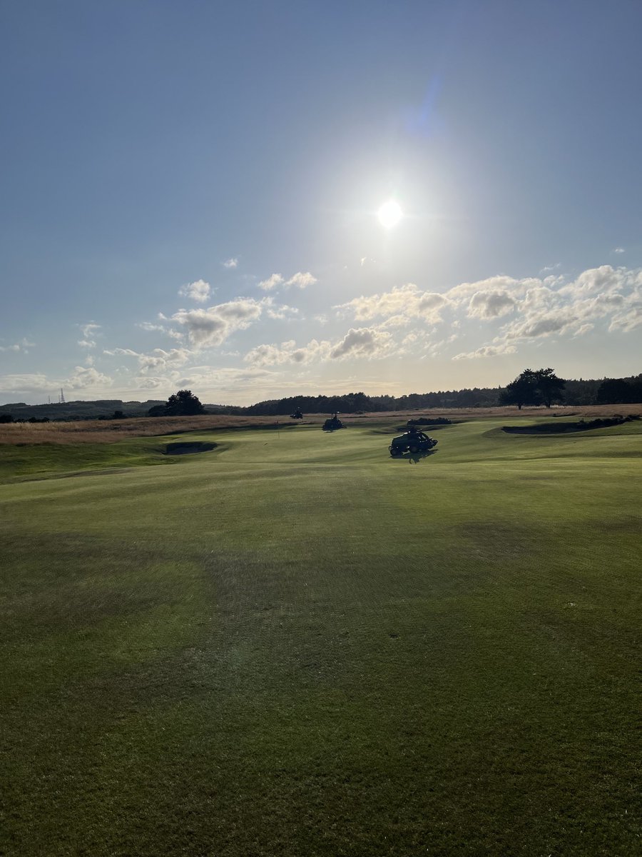 Getting everything cut this evening ready for the ⁦<a href="/AIGWomensOpen/">AIG Women’s Open</a>⁩ qualifier tomorrow