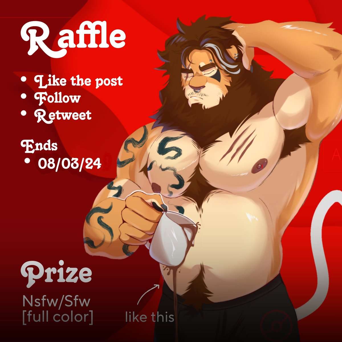 RAFFLE❗
I've decided to take a little vacation for a week, so I'll be a bit away from social media. I want to take advantage of this time to make a Raffle

If you want to participate read the instructions in the image, also make a comment in this post to take you into account