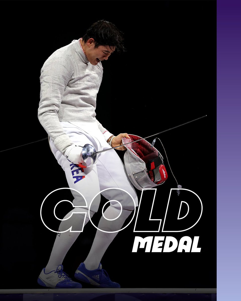 Paris2024's tweet photo. Oh Sanguk is an Olympic champion! 🥇
South Korea triumphs!
-
Oh Sanguk est champion Olympique🥇
La Corée du Sud triomphe ! https://t.co/v4eqwKgZVa