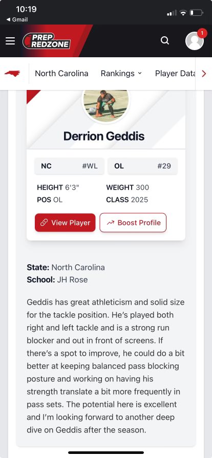 Derrion Geddis (‘25) (@derriongeddis) on Twitter photo Thank you for the write up! More than excited for the upcoming season.
<a href="/CoachMatthews76/">Trashon Matthews</a> <a href="/jhrosefootball/">JH ROSE FOOTBALL</a> <a href="/TrenchesElite/">Trenches Elite OL/DL Training</a> Thank you for the write up! More than excited for the upcoming season.
<a href="/CoachMatthews76/">Trashon Matthews</a> <a href="/jhrosefootball/">JH ROSE FOOTBALL</a> <a href="/TrenchesElite/">Trenches Elite OL/DL Training</a>