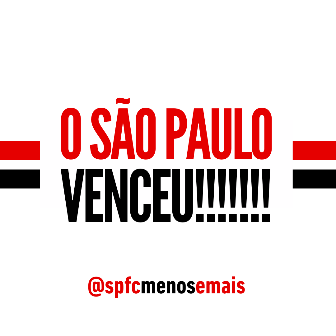 SPFC Menos é Mais tweet media
