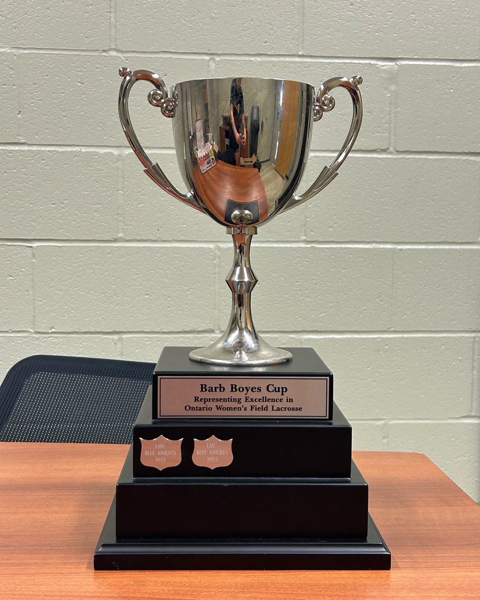 The newly named Barb Boyes Cup is patiently waiting for the New JEWL Champion🌟