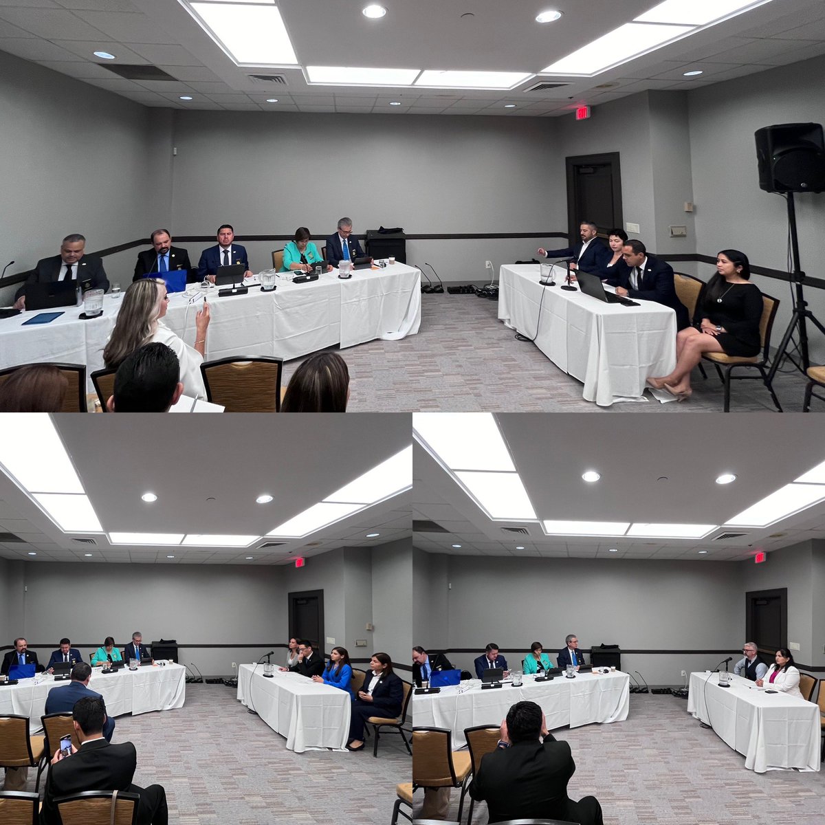 Las agencias mexicanas durante su comparecencia ante el Comité G de CALEA en la conferencia de verano en Winston-Salem, Carolina del Norte. ¡Muchas felicidades!