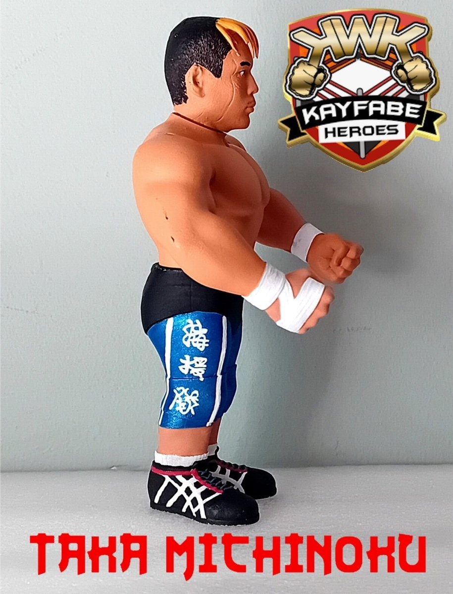 grapplearcade's tweet image. Very happy to share the @takam777 prototype figure I made for @KShawnng figure line.
As shown today on @FullyPoseable podcast as part of #SDCC coverage, I can&apos;t wait until pre-order opens &amp;amp;it goes to production.
Thank you Taka for the promo video 🙌 legend.