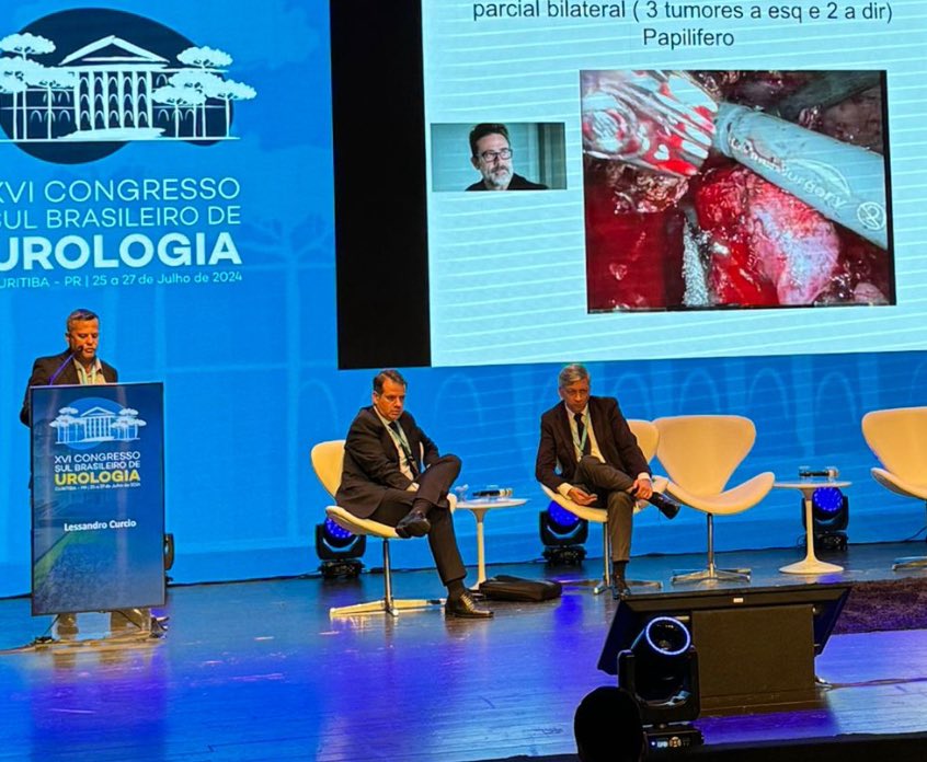 It was a great honor to speak at the Urologic Southern Brazilian Congress, about” localized renal tumor: When partial nephrectomy is not recommended"#sbunacional #renalcancer