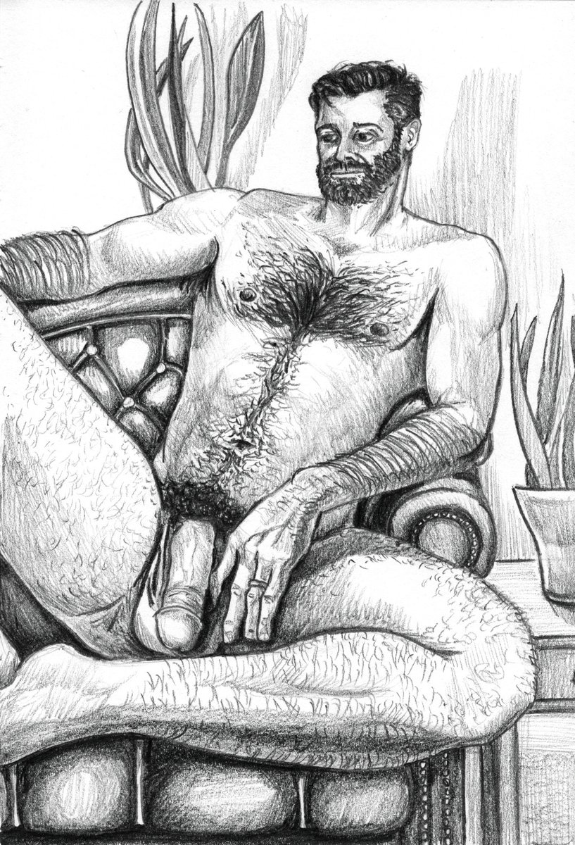 gaydudesketches's tweet photo. 28. @KyleMAnderson on a leather loveseat. https://t.co/d17O1ulmHu