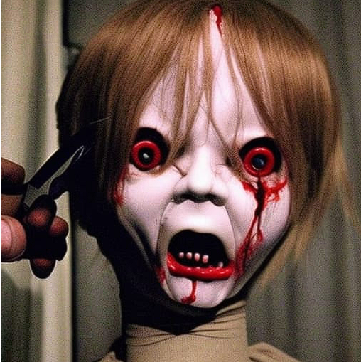 forepayUK's tweet photo. Buy the Ginger Minger Horror Doll NFT, if you dare – it's the only thing uglier than your ex! 🤣
She's cheap too, just £10

 https://t.co/wM0RQttRIk 

#nfts #nft #nftart #nftcommunity #HorrorShowcase #HorrorCommunity https://t.co/SyvTSaD7DD