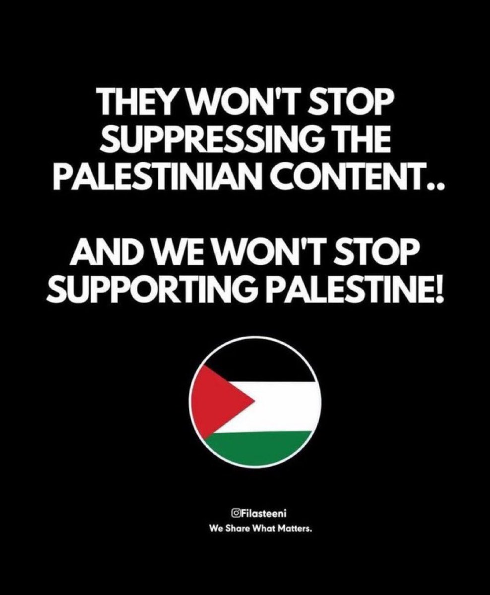 AdameMedia's tweet photo. It’s that time again ✊🏻

X is trying to terminate pro-🇵🇸 reach. 

We need to resist.

If you support Palestine and hate ziønism leave a comment below. 

Follow others that do the same! Engage with some posts! 

We must keep growing the community.💚 https://t.co/4aIA5jyH8e