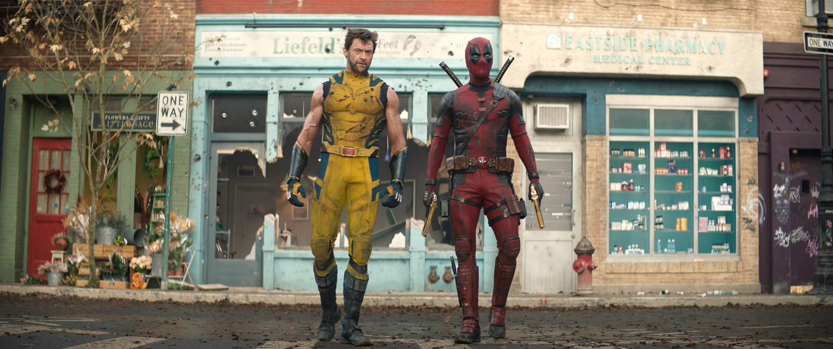 SherazFarooqi_'s tweet photo. DEADPOOL &amp; WOLVERINE is a theme park movie through and through. From a filmmaking and narrative level, there’s not much substance to the flashiness on screen.

Overall, a popcorn film with tons of nostalgia by way of characters and soundtrack to keep dopamine flowing.

★★★½ https://t.co/QQcPJA6rHG