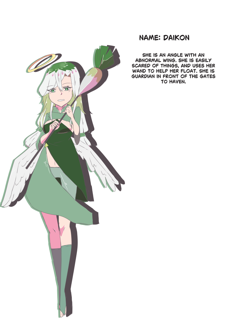 daisam's tweet image. Doing a design based on a random vegetable. Here are the first four I have done! You can see the time lapse videos on my youtube channel!
#art #digitalart #designforfun #design #anime #manga #vegetabledesign #witch #elf #darkelf #angle