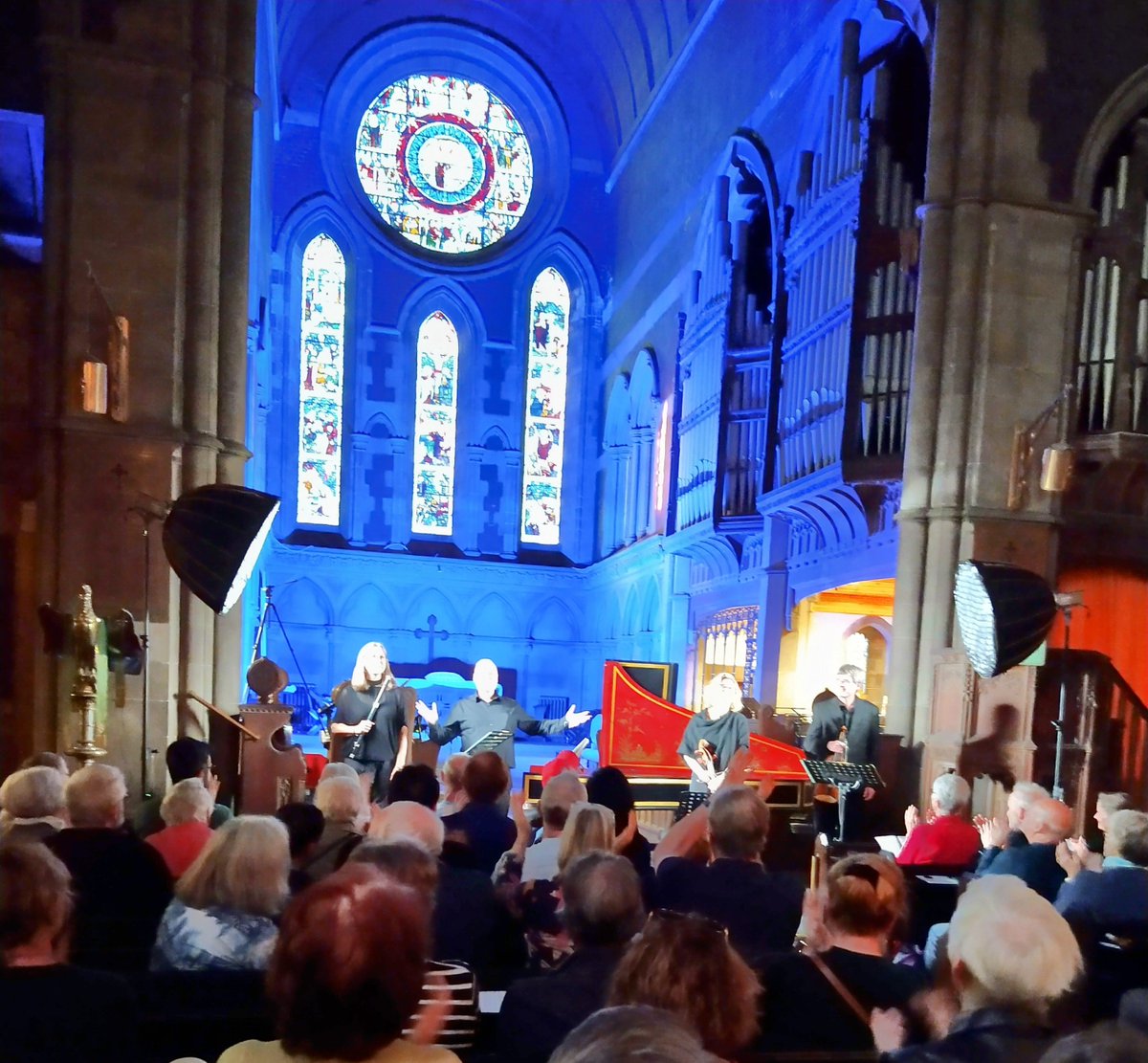 Wonderful concert tonight by <a href="/DunedinConsort/">Dunedin Consort</a> in Govan old parish church as part of The Glasgow Barons: Early Music Festival. The venue was ideal too.