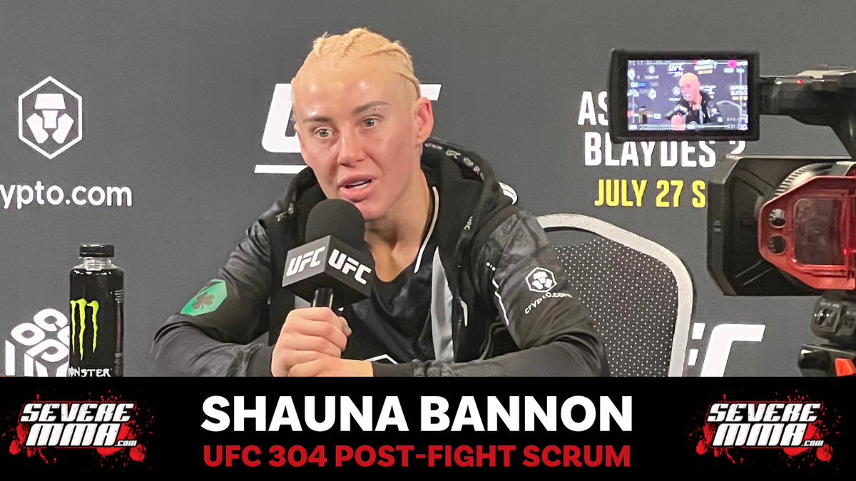 📽️Video: Shauna "Mama B" Bannon reacts to defeating Alice Ardelean and scoring her first UFC win at #UFC304

🔗severemma.com/2024/07/video-…