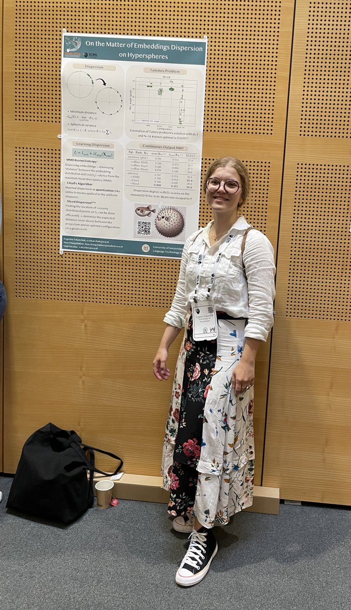 Evgeniia Tokarchuk (@evgtokarchuk) on Twitter photo Inspiring day at GRaM <a href="/GRaM_org_/">GRaM Workshop at ICML 2024</a> workshop!
My only complaint: too short! I want more! 😁 Thanks to organizers for such a great experience ❤️
Amazing talks (personal favorites by <a href="/ninamiolane/">Nina Miolane 🦋 @ninamiolane.bsky.social</a> and by <a href="/bose_joey/">Joey Bose</a>), great posters and panel session I genuinely enjoyed.
#ICML2024 Inspiring day at GRaM <a href="/GRaM_org_/">GRaM Workshop at ICML 2024</a> workshop!
My only complaint: too short! I want more! 😁 Thanks to organizers for such a great experience ❤️
Amazing talks (personal favorites by <a href="/ninamiolane/">Nina Miolane 🦋 @ninamiolane.bsky.social</a> and by <a href="/bose_joey/">Joey Bose</a>), great posters and panel session I genuinely enjoyed.
#ICML2024