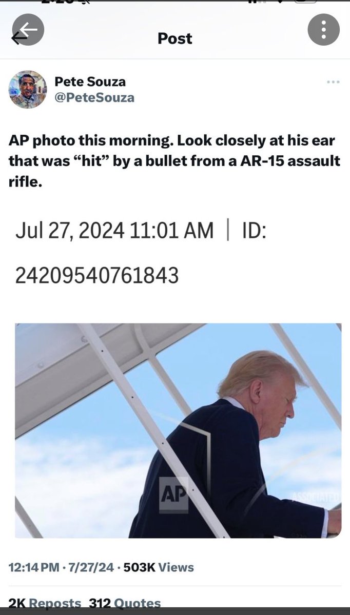 GrizzfanNeva's tweet image. Pete Souza was suspended for this. #FreePeteSouza